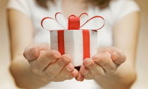 Facebook offers the ability to send gifts